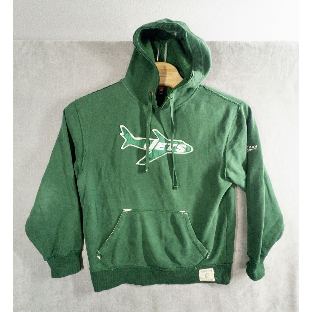 Reebok Gridiron Classic NY Jets Mens Small Hoodie NFL Football